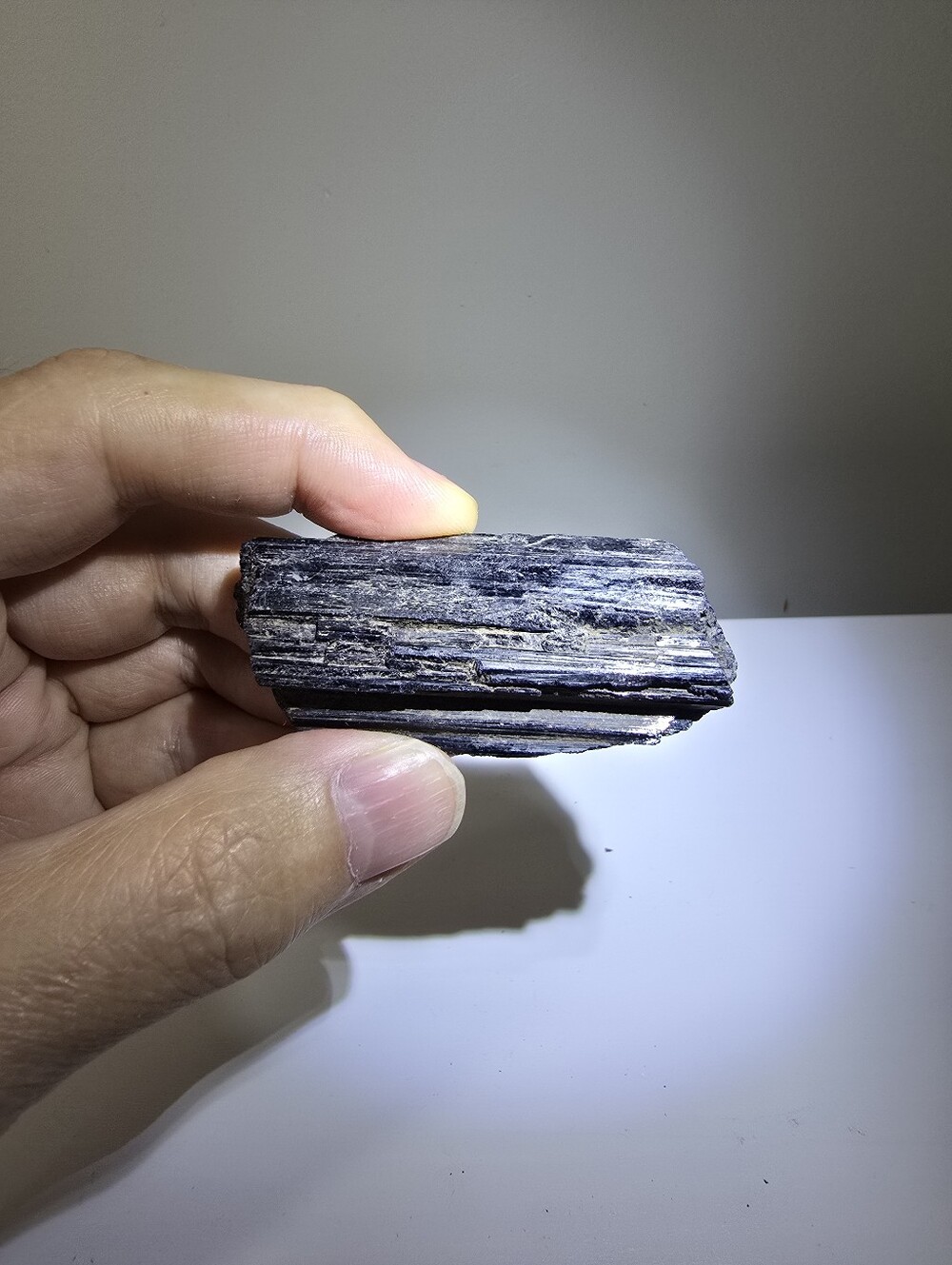 Black Tourmaline Crystal Specimen #H